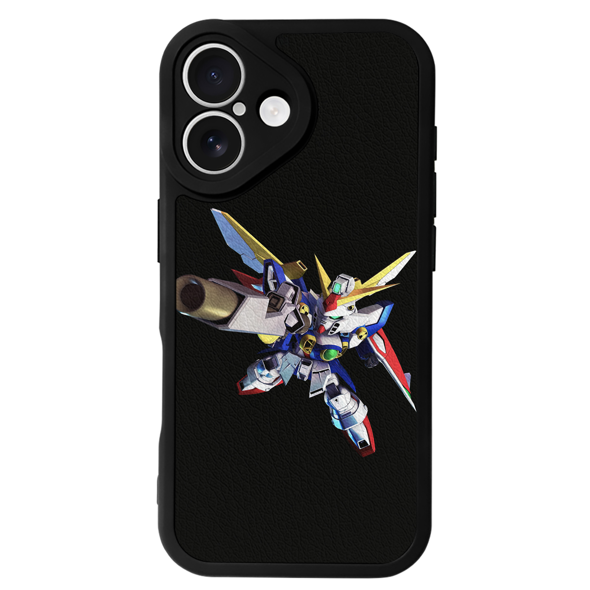 （画像用） 機動戦士ガンダム Mobile Suit Gundam 【iPhone 16シリーズ対応】シリコンスマホケース（レザー調） 材質：シリコン